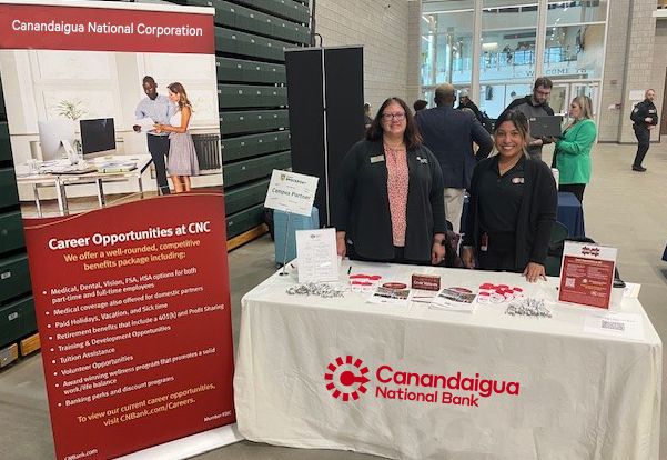 CNB News.Canandaigua National Bank will be in attendance at Local Job Fairs